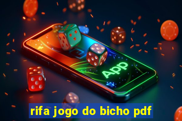 rifa jogo do bicho pdf